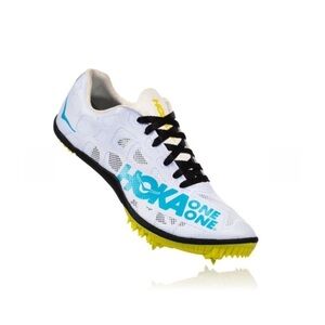 HOKA ONE ONE W ROCKET MD Track racing spikes. Size 10.5 teal blue‎ white